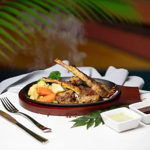 Adraki lamb chops