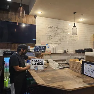 interior, sushi and sashimi