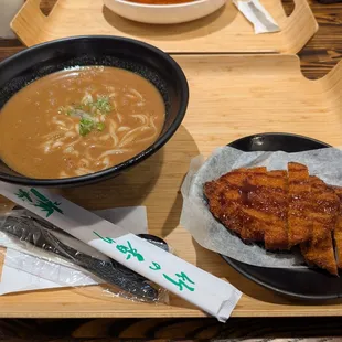 Pork katsu Curry Udon