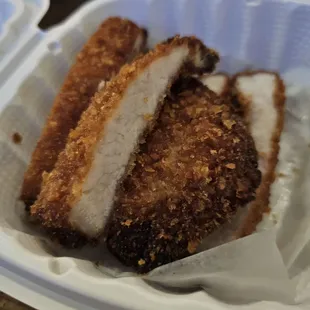 close up of Katsu Pork