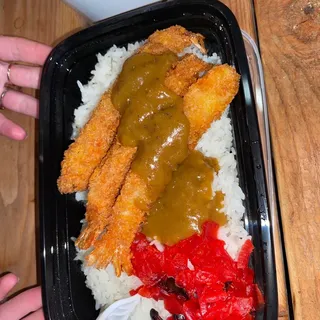 Fried Shrimp Curry Rice
