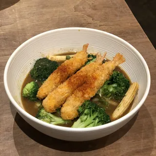 Fried Shrimp Curry Udon