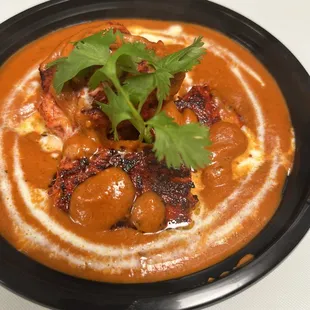 Savory salmon tikka masala