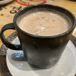 Hot teh tarik.
