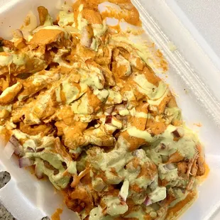 Holy Poutine with Chicken!