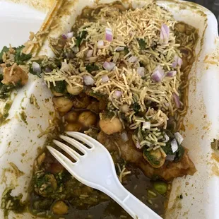 Samosa chaat