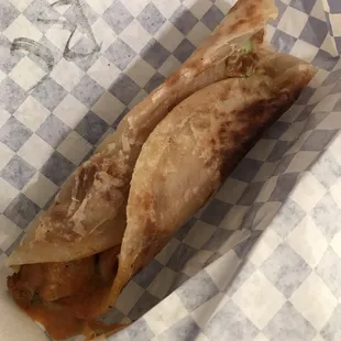 Butter chicken Kati roll