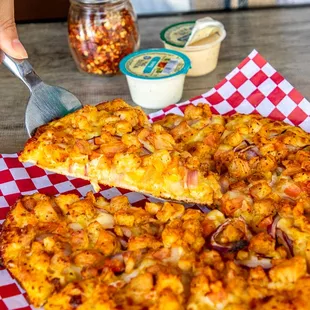 pizza, food