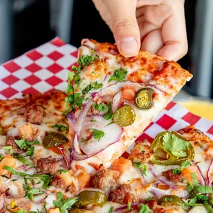 food, pizza