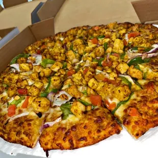 Chicken Masala Pizza