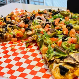 Curry Veggie Delight Pizza