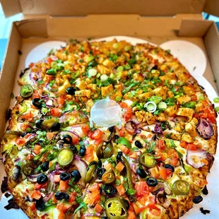 Half n Half: Veggie Delight and Chicken Tikka Masala