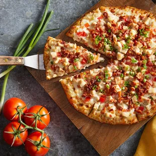 pizza, food