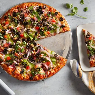 Indian Gourmet Veggie Pizza