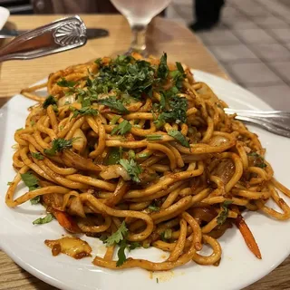 Vegetable Hakka Noodles