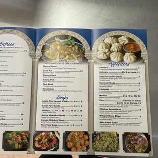 Take out menu June 2022