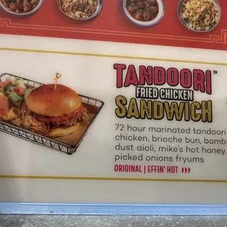 Tandoori Fried Chicken Sandwich