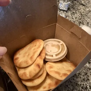 Itsy Bitsy Naan Bits (wasn&apos;t impressed)