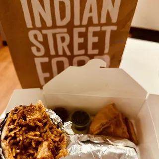 Tikka Masala Burrito Combo Meal Deal