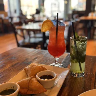 Jaipuri Samosa, Sex on the Beach, &amp; Mojito
