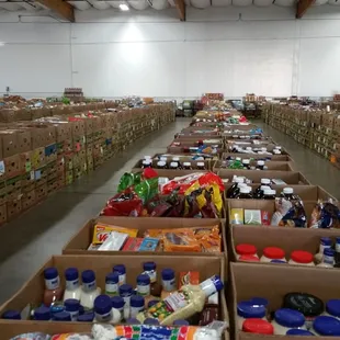 Lines of boxes to look through