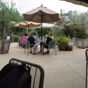 Patio seating at Jessica Cafe (aka Curson Cafe)