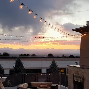 Sunset from the patio! August 2016.