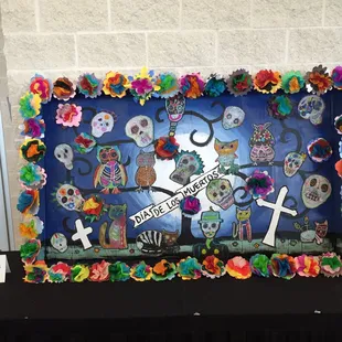 High school students artwork.