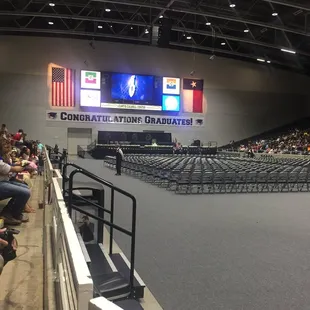 Nice venue. South Garland High School Graduation.