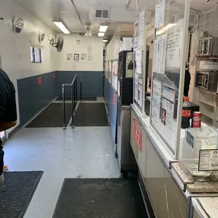 the interior of curtis park creamery