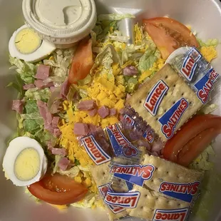 This is supposed to be a whole chef salad.