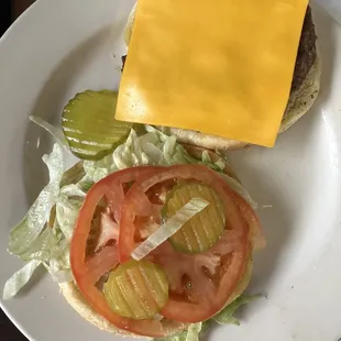 Giant 1/4 LB cheeseburger