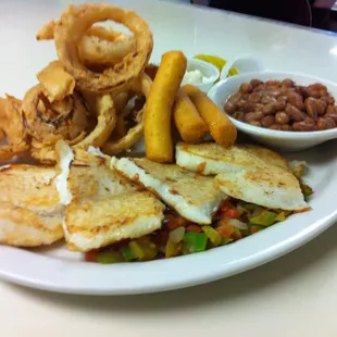 -Grilled Catfish- A lighter alternative to one of the customer favorites.