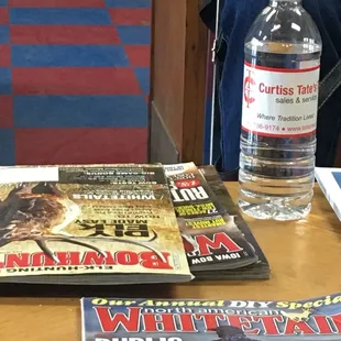 Coming complimentary water