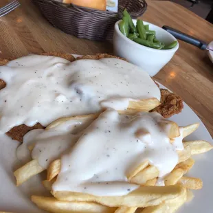 The country fried steak dinner.