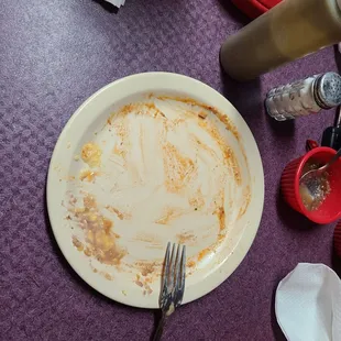 I was first to finish. That NEVER happens.  Wednesday all you can eat enchiladas.