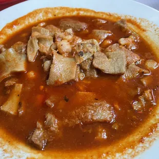 Cup of Menudo Lunch