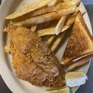 Every Friday we have catfish plate.