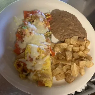 April is a new month breakfast of the month is Migas plate with coffee $5.99 plus tax