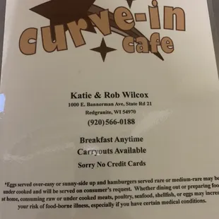 New Ownership! Same great food and service!