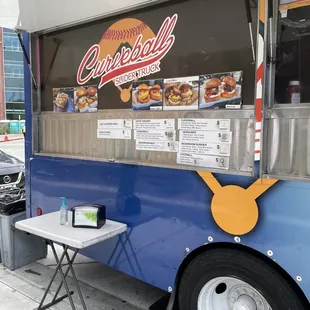 the side of the truck