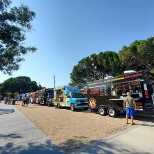 Food truck at Fremont Street Eats