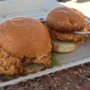 Fried Chicken Sliders
