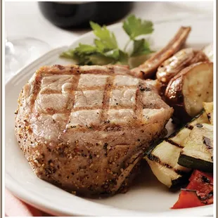 Garlic Herb Sundried Tomato Bone-In French Cut Pork Chop