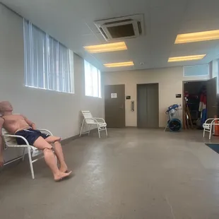 When you just can't move after water aerobics