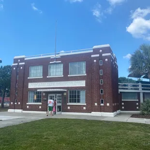 Front of swimming pool area entrance
