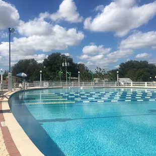 It stays approximately 82° during colder seasons