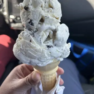 Oreo cheesecake cone. Very good