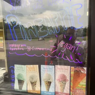 Flavor of the week, pinapple.