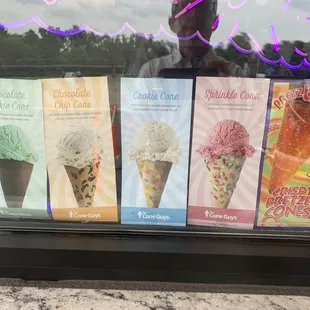 Flavored cones